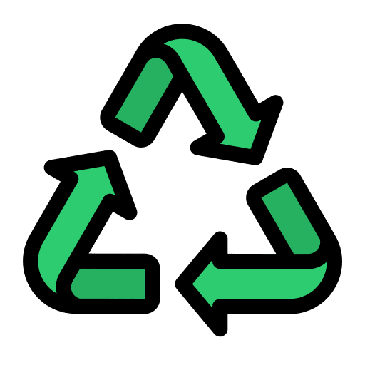 Recycle sign ecology and environment recycling eco friendly icon