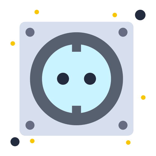 Socket charging electronics electric socket icon Socket charging electronics electric socket icon