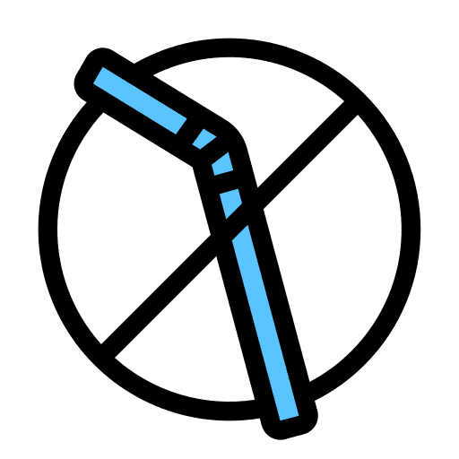 No straws ecology and environment no straws forbidden icon No straws ecology and environment no straws forbidden icon