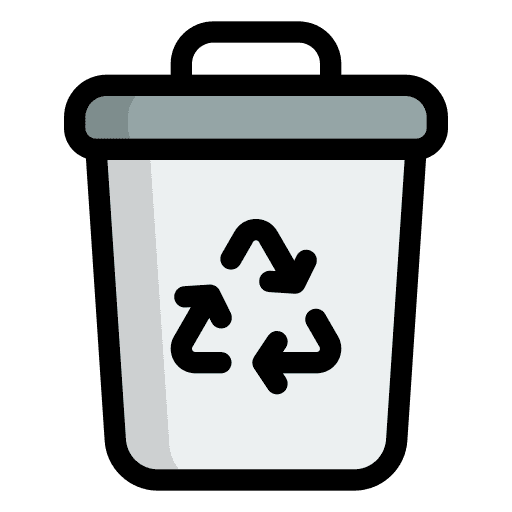 Trash bin container trash can recycle bin icon Trash bin container trash can recycle bin icon