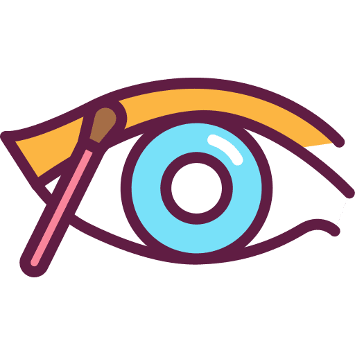 Beauty beauty brush eye shadow icon