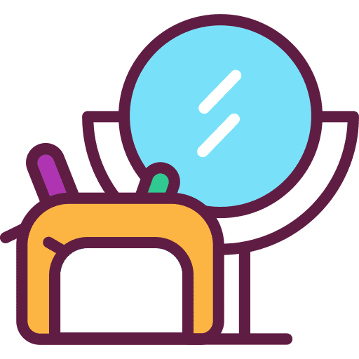 Beauty beauty makeup mirror icon