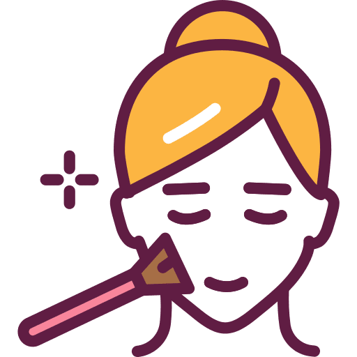 Beauty cosmetics makeup avatar icon Beauty cosmetics makeup avatar icon
