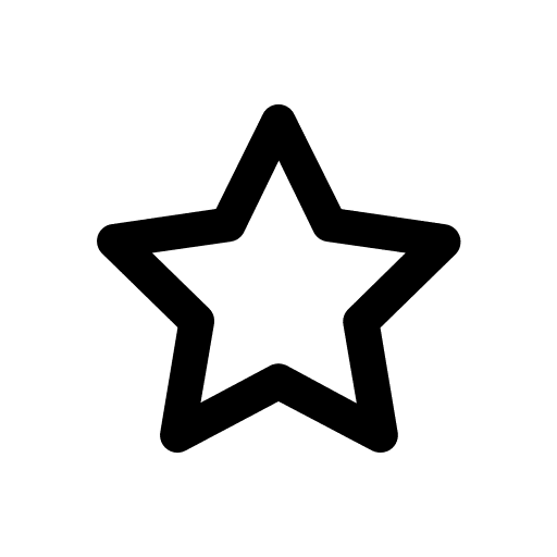 Star shapes and symbols rate star icon