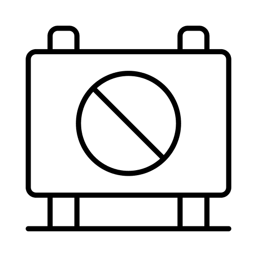 No through road road sign signaling transportation icon No through road road sign signaling transportation icon