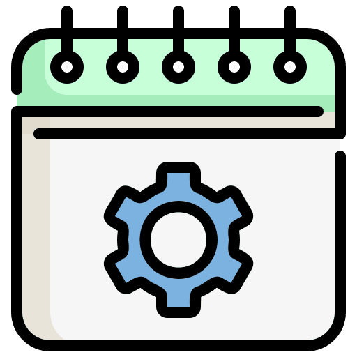 Calendar calendar time and date preferences icon Calendar calendar time and date preferences icon