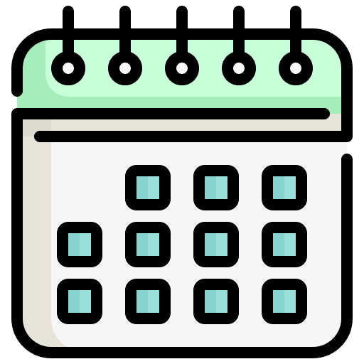 Calendar date administration organization icon Calendar date administration organization icon