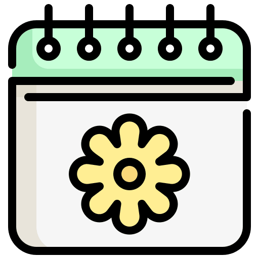 Spring calendar spring springtime icon Spring calendar spring springtime icon