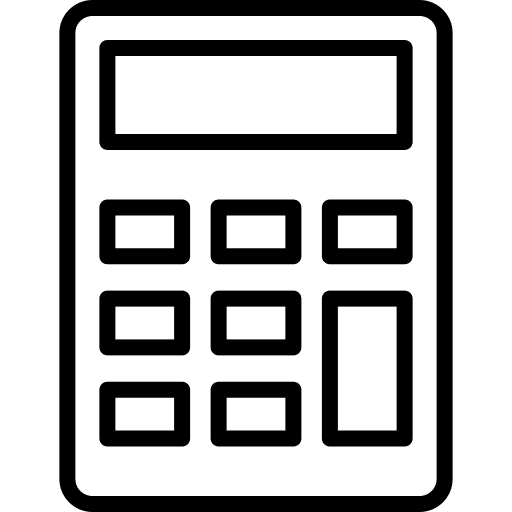 Calculator education calculator technology icon