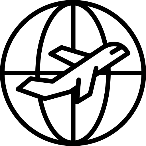 Delivery air freight delivery shipping and delivery icon