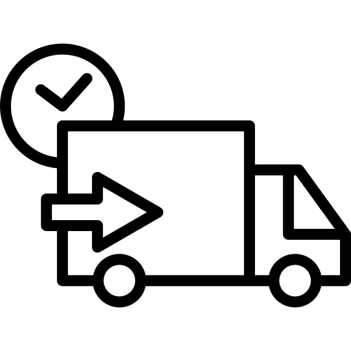 Delivery truck delivery truck courier fast icon