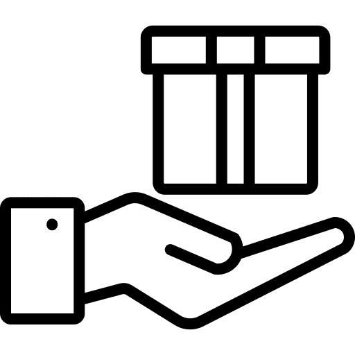 Gift fashion loyalty program value icon