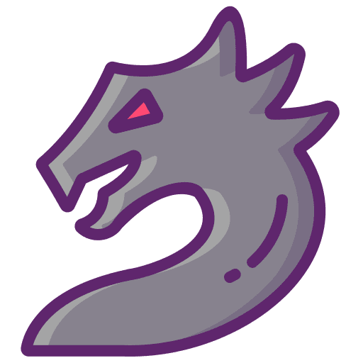 Dragon fairy tale demon cultures icon