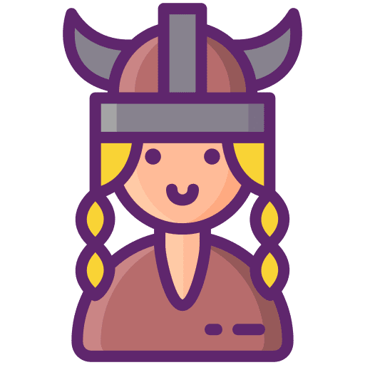 Vikings avatar vikings woman icon