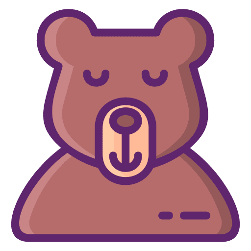 Bear animal animals big bear icon