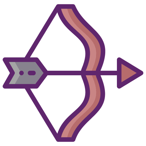 Bow and arrow miscellaneous sports and competition sport icon