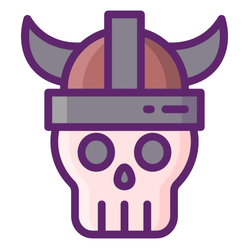 Skulls terror fear cultures icon