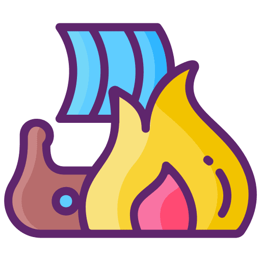 Funeral viking miscellaneous ship icon