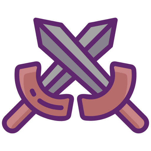 Swords war shield weapon icon