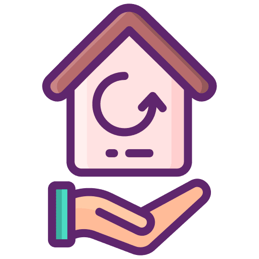 Back up help support assistance icon