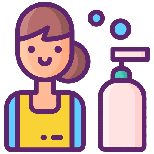 Bathing help support assistance icon