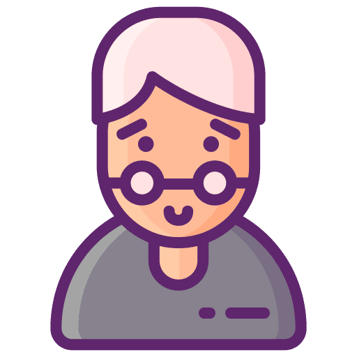 Man elder people avatar people icon