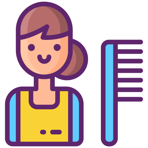 Personal care wellness personal care woman icon