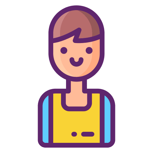 Social worker man profile professions and jobs icon