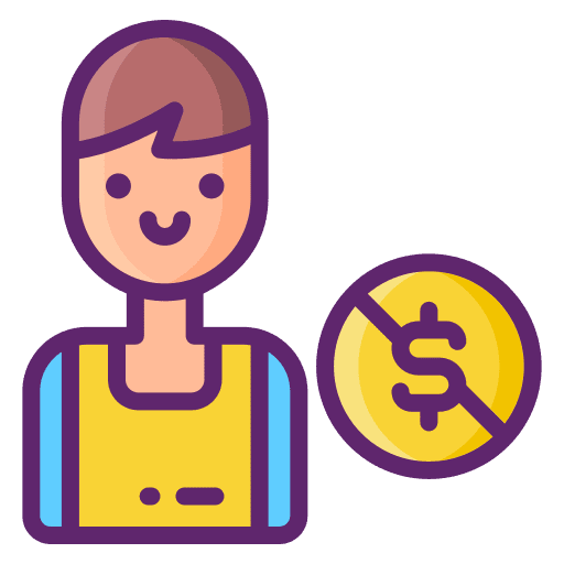 Volunteering free volunteer man icon