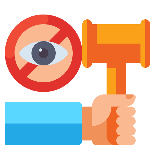 Auction business and finance auction bid icon