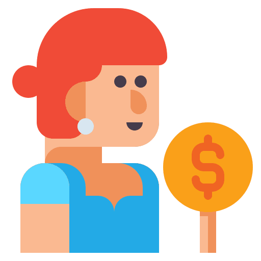 Guest auctioneer female user icon