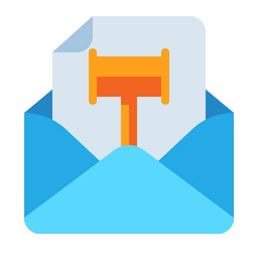 Invitation bid invitation invitation letter icon