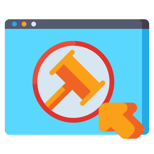 Website auction websites auctions icon