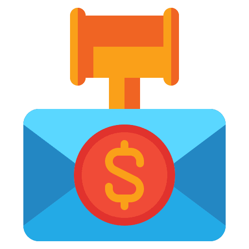 Auction auction business and finance auctions icon