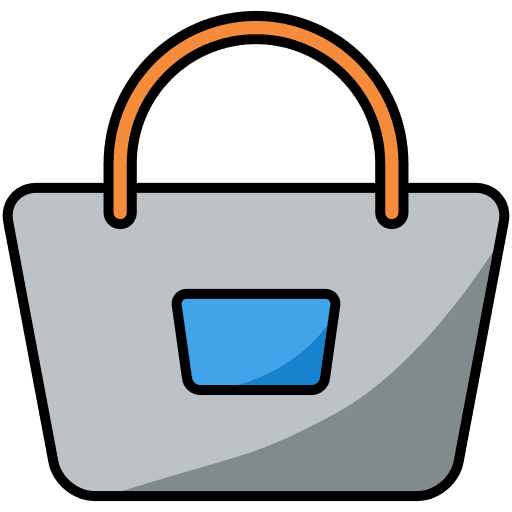 Purse fashion stylish bag woman icon