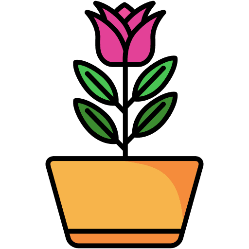 Blossom rose nature botanic icon Blossom rose nature botanic icon