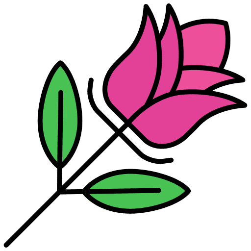 Rose plant flower nature icon Rose plant flower nature icon