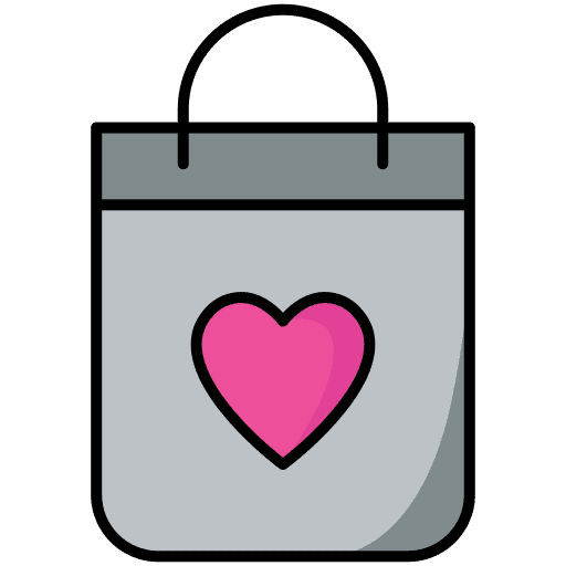 Shopping bag commerce and shopping shopper gift icon Shopping bag commerce and shopping shopper gift icon