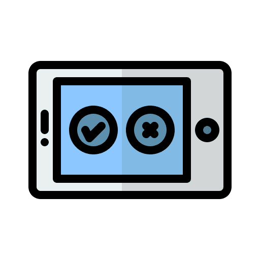 Online test elearning exam ui icon Online test elearning exam ui icon