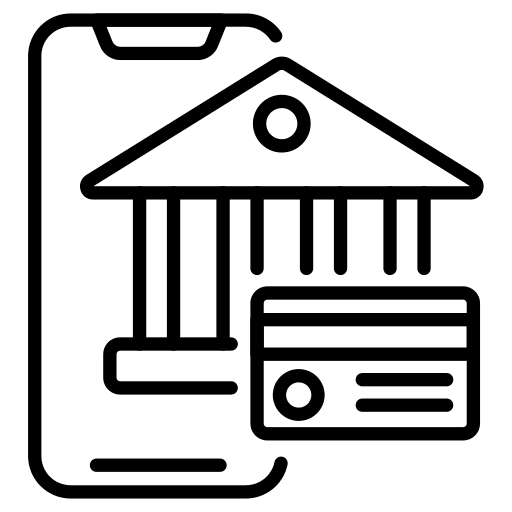 Mobile banking mobile banking digital mobile phone icon