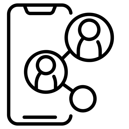 Sharing sharing share mobile phone icon Sharing sharing share mobile phone icon