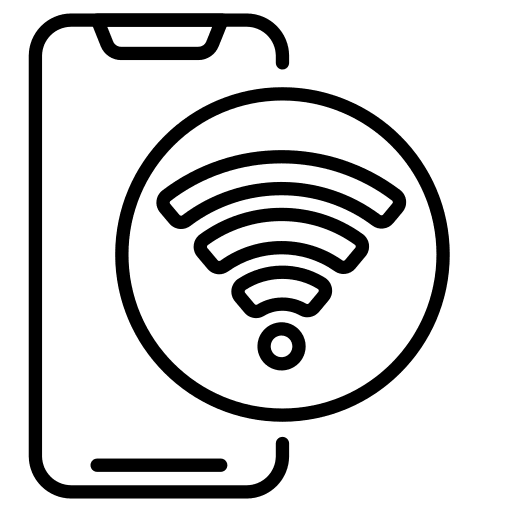 Wifi wifi signal wireless connectivity smartphone icon
