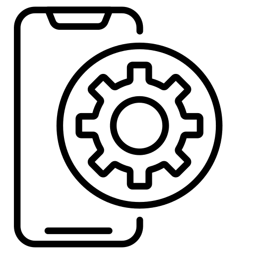Settings settings mobile phone electronics icon Settings settings mobile phone electronics icon