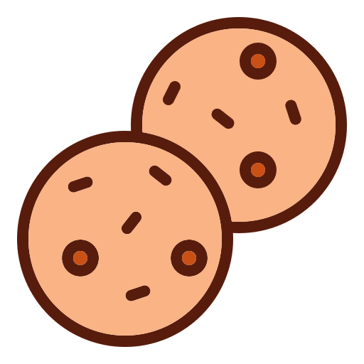 Cookies breakfast food and restaurant sweet icon
