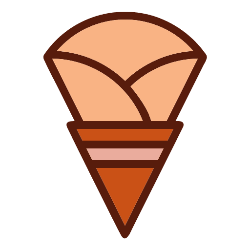 Crepe sweet crepe bakery icon