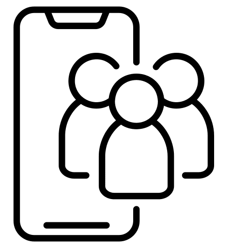 Group smartphone mobile phone electronics icon Group smartphone mobile phone electronics icon