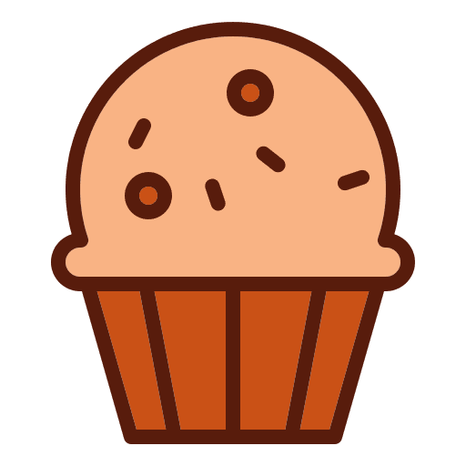 Muffin food meal breakfast icon