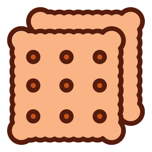 Biscuit breakfast bakery food icon Biscuit breakfast bakery food icon