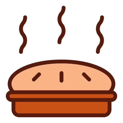 Pie food bakery meal icon Pie food bakery meal icon