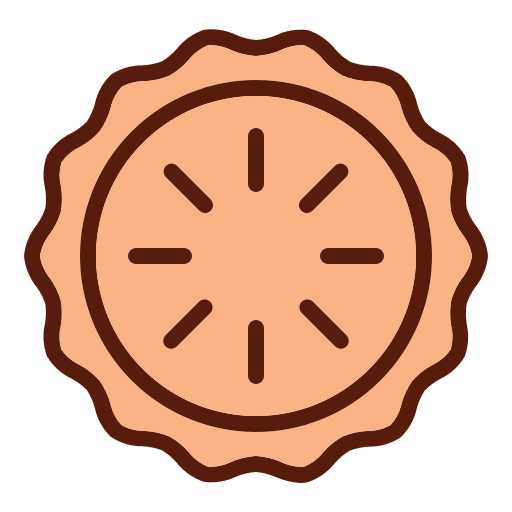 Pie sweet meal bakery icon Pie sweet meal bakery icon